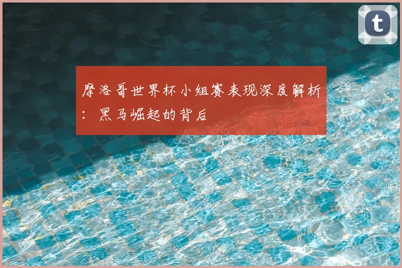 摩洛哥世界杯小组赛表现深度解析：黑马崛起的背后